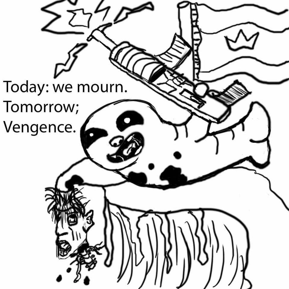 Vengence is mine, sayeth the seal.