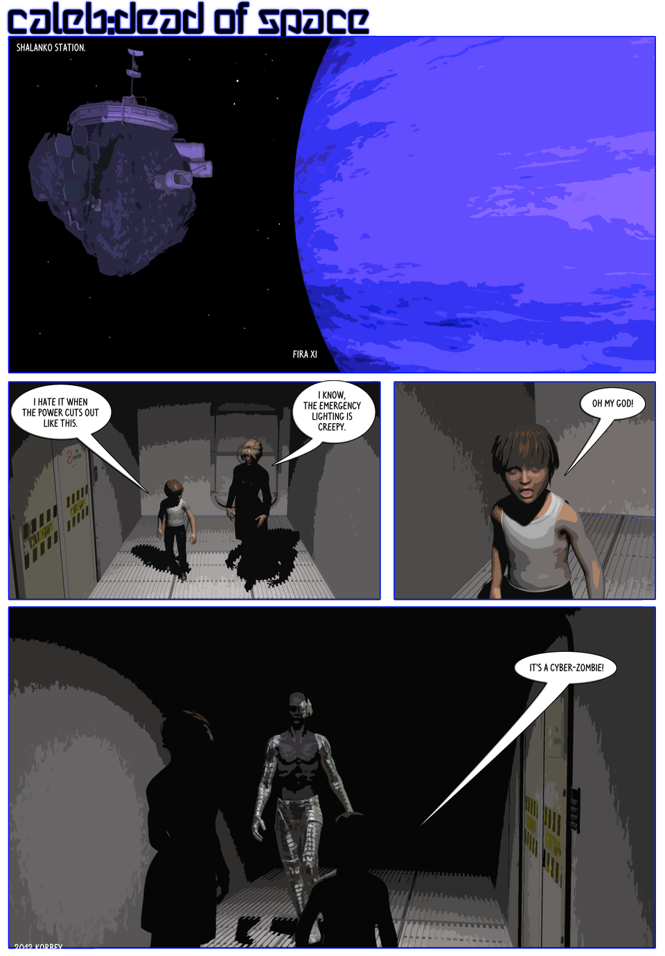 Caleb: The dead of space 1/6