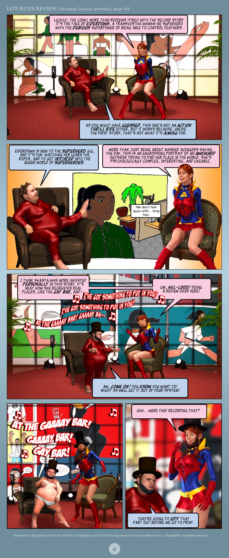 Lite Bites Review: Karabear Comics Unlimited, p 4/6