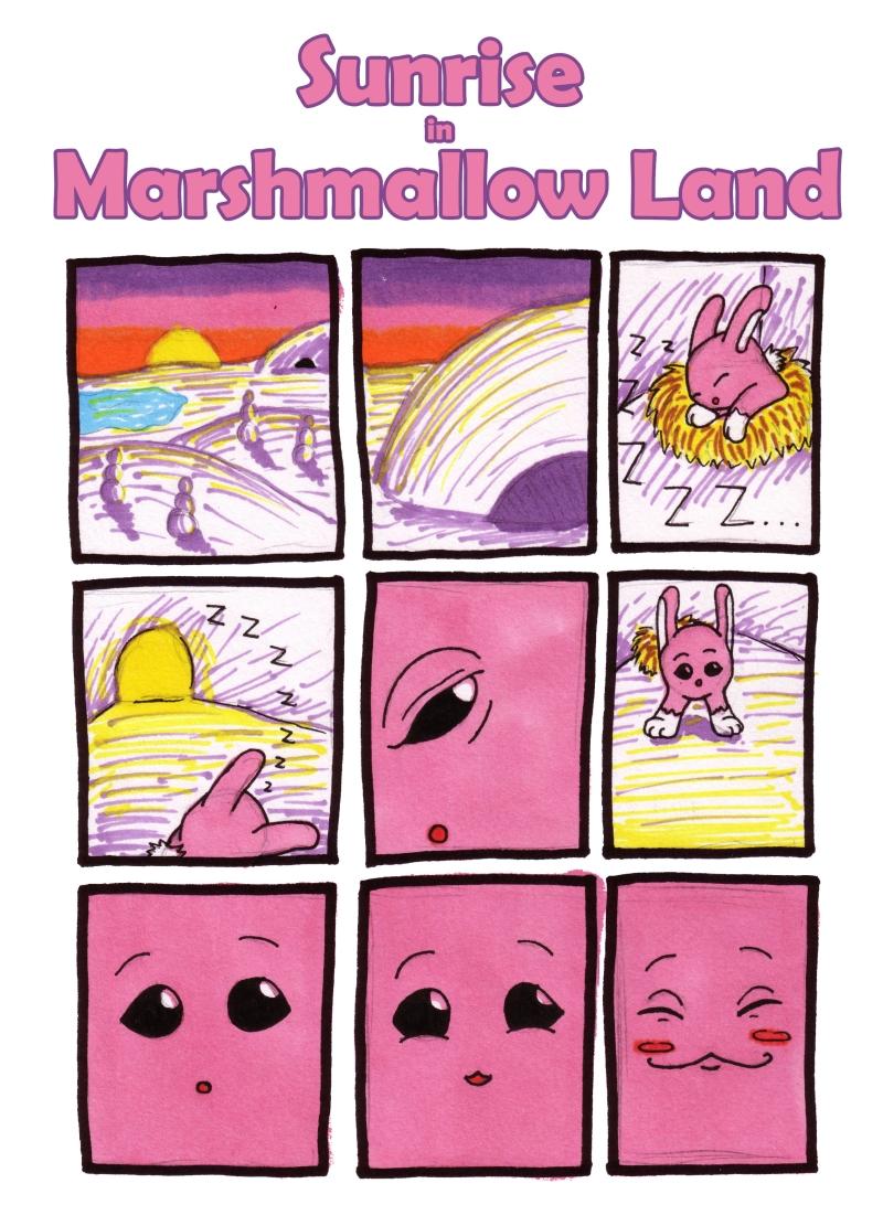 Sunrise in marshmallow land pg1