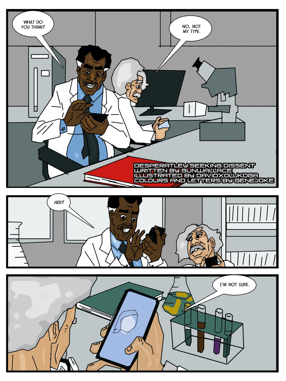 DESPERATLEY SEEKING DISSENT Page One