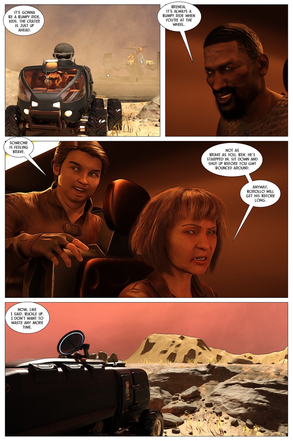 Rescueship-78:The Crater Caper Page Three