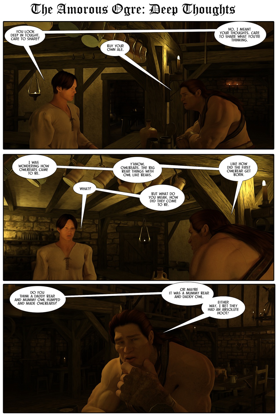 The Amorous Ogre: Deep Thoughts