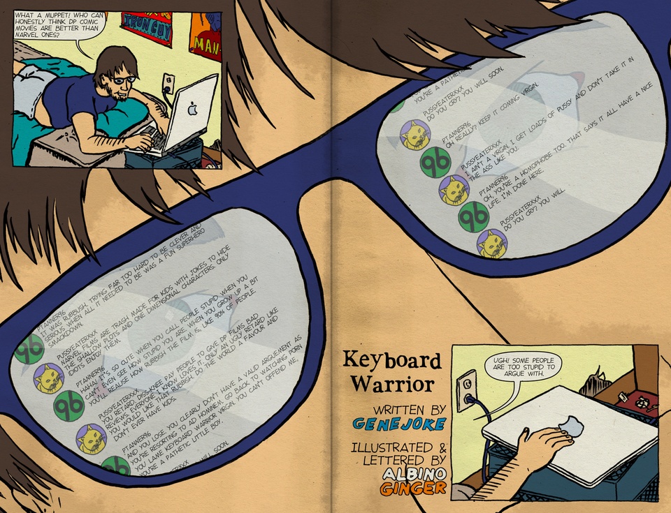 Keyboard warrior Pages 1&2 splash