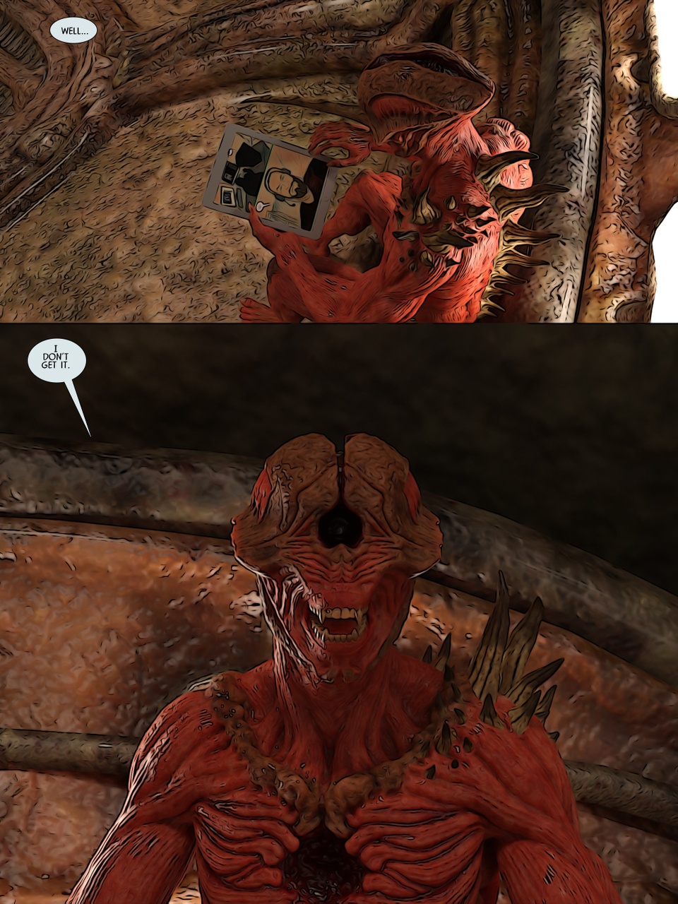 Well that was weird Page Three