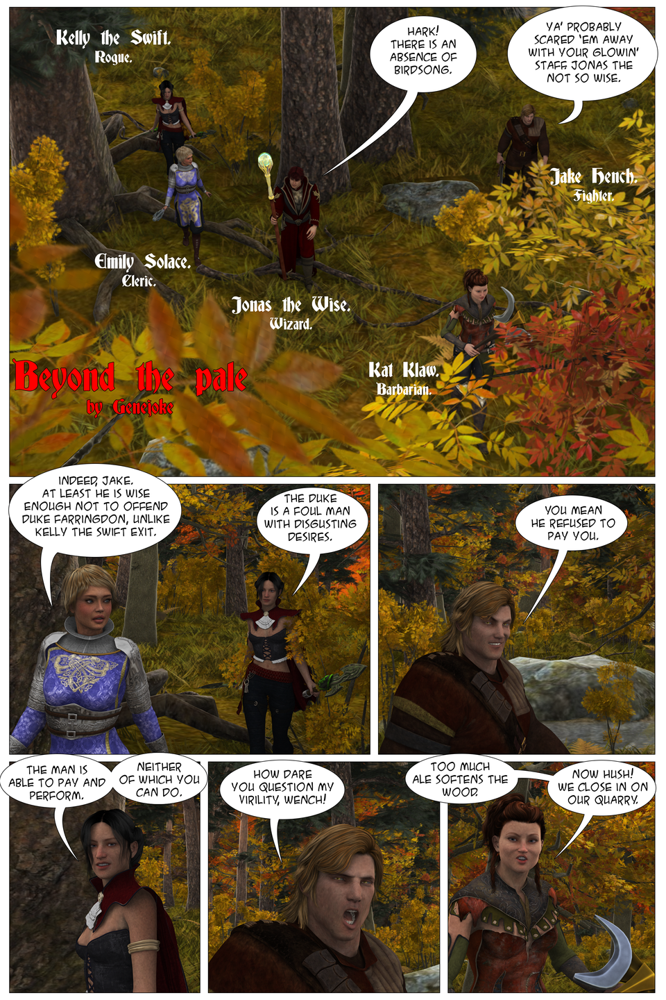Beyond The Pale Page One
