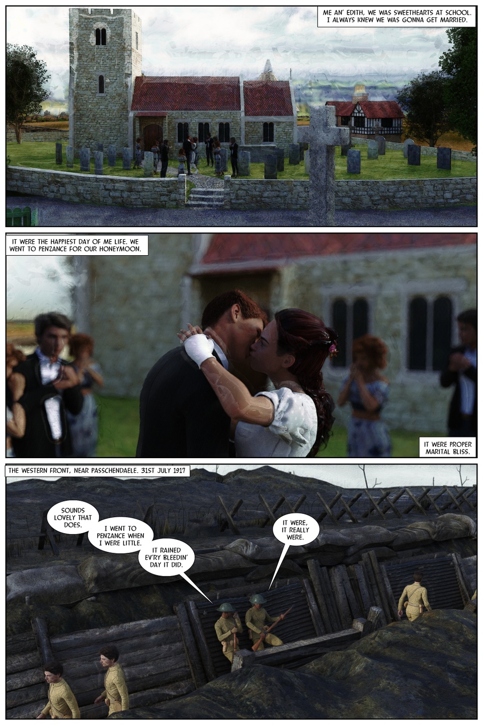 Haunted Memories Page One