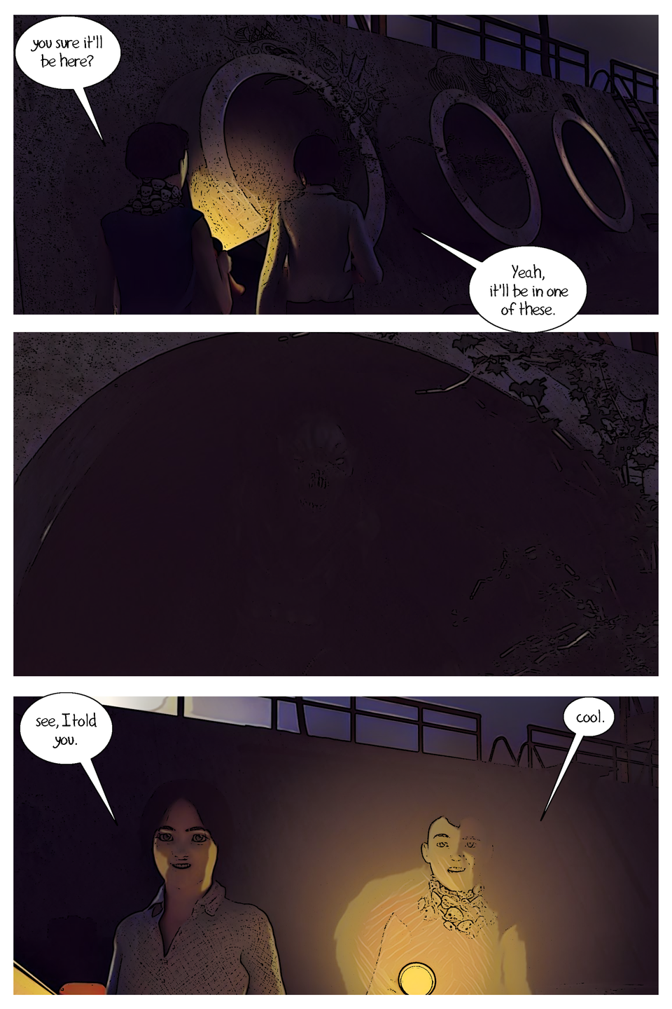 Crawling in the dark Page Two