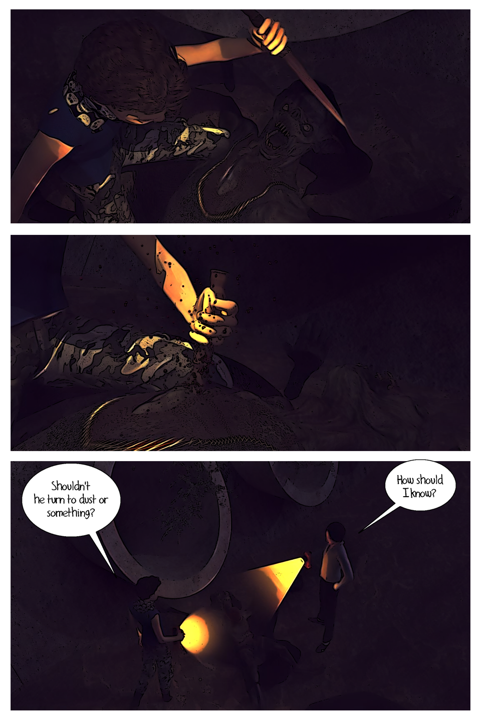 Crawling in the dark Page Five