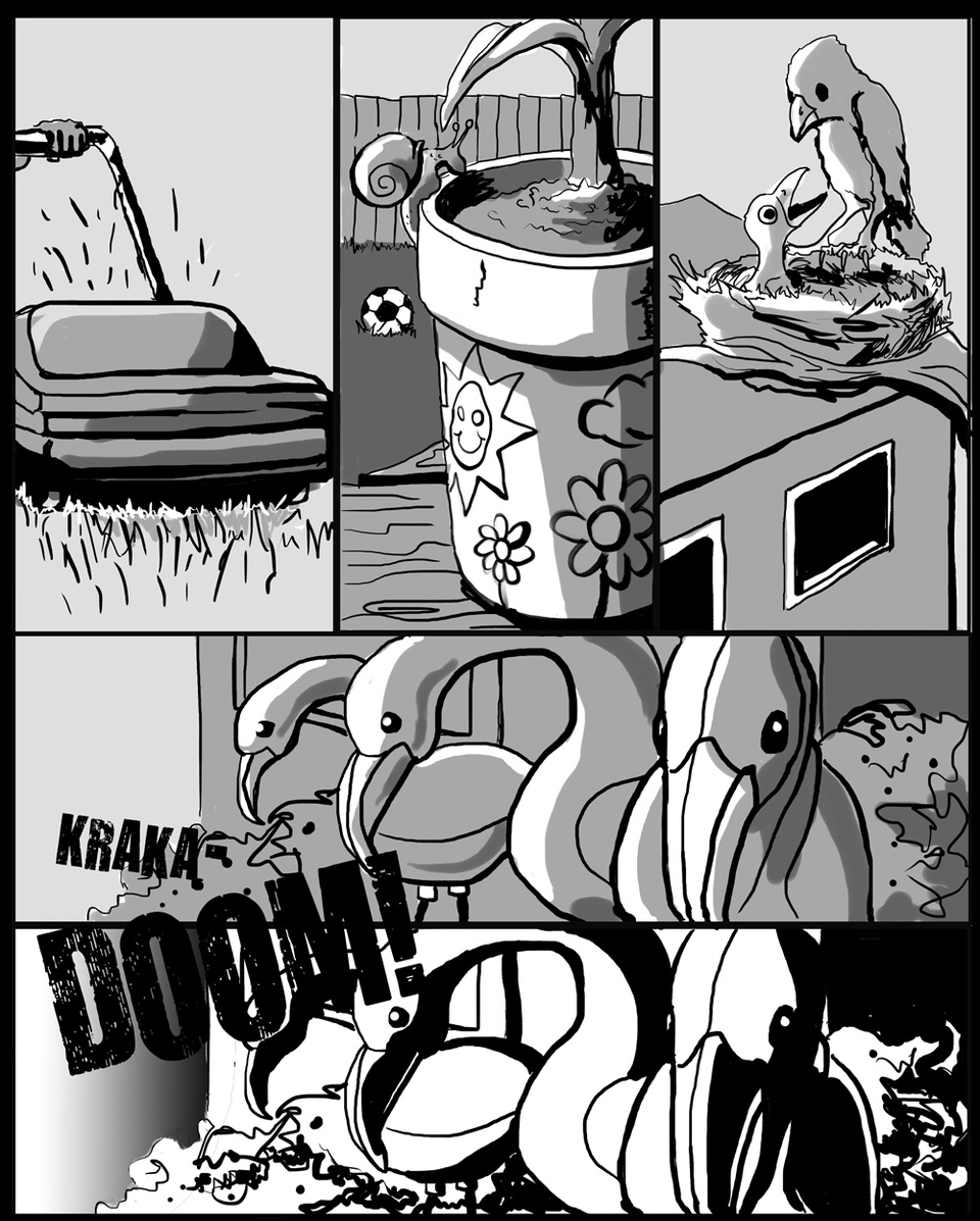 Flamingo page One