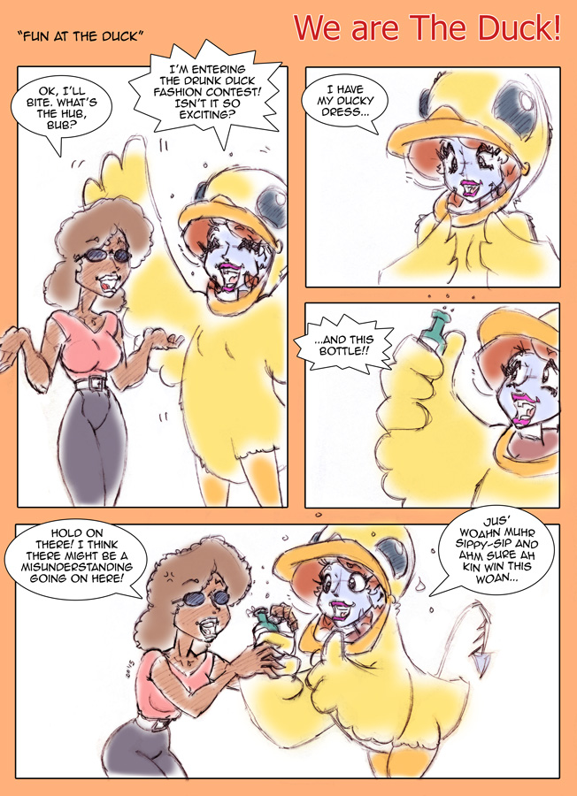 Fun at the duck