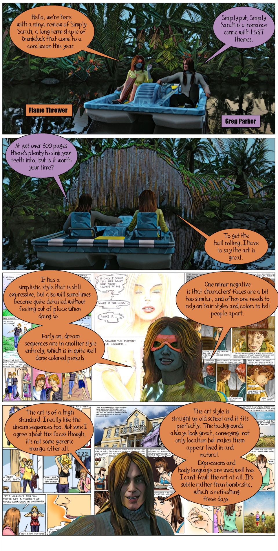 Simply Sarah Review Page One