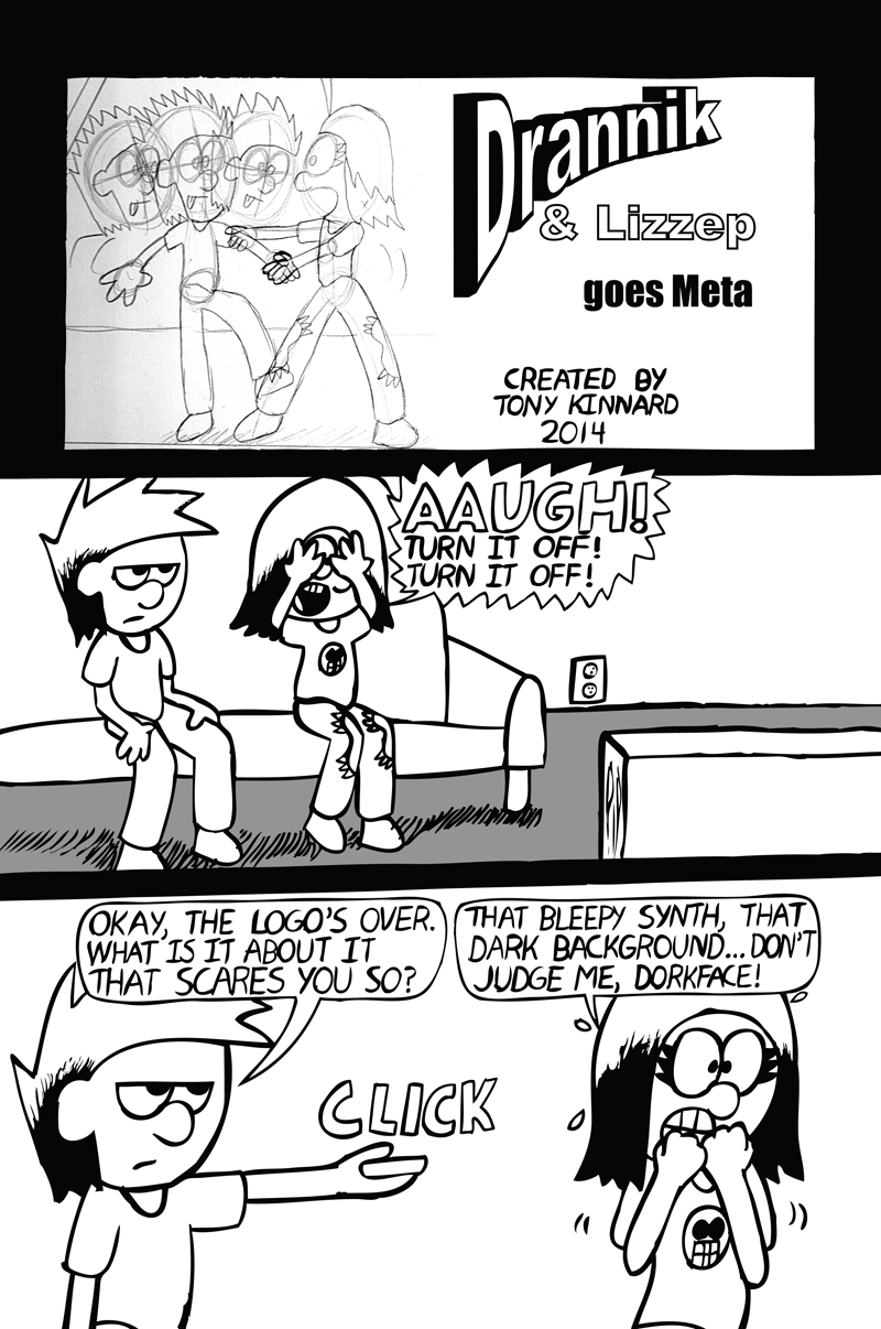 Drannik and Lizzep: Meta page one