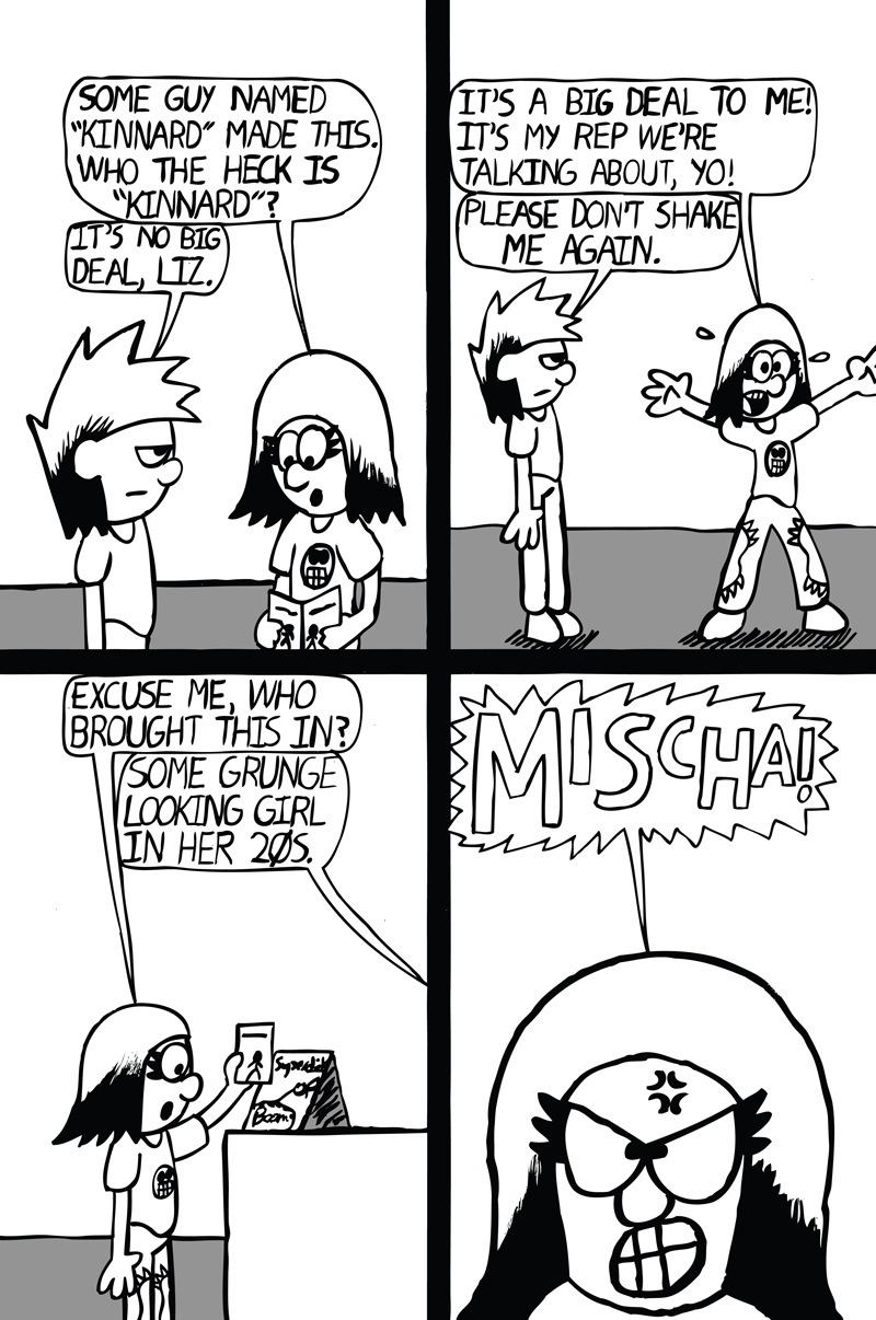 Drannik and Lizzep: Meta page five