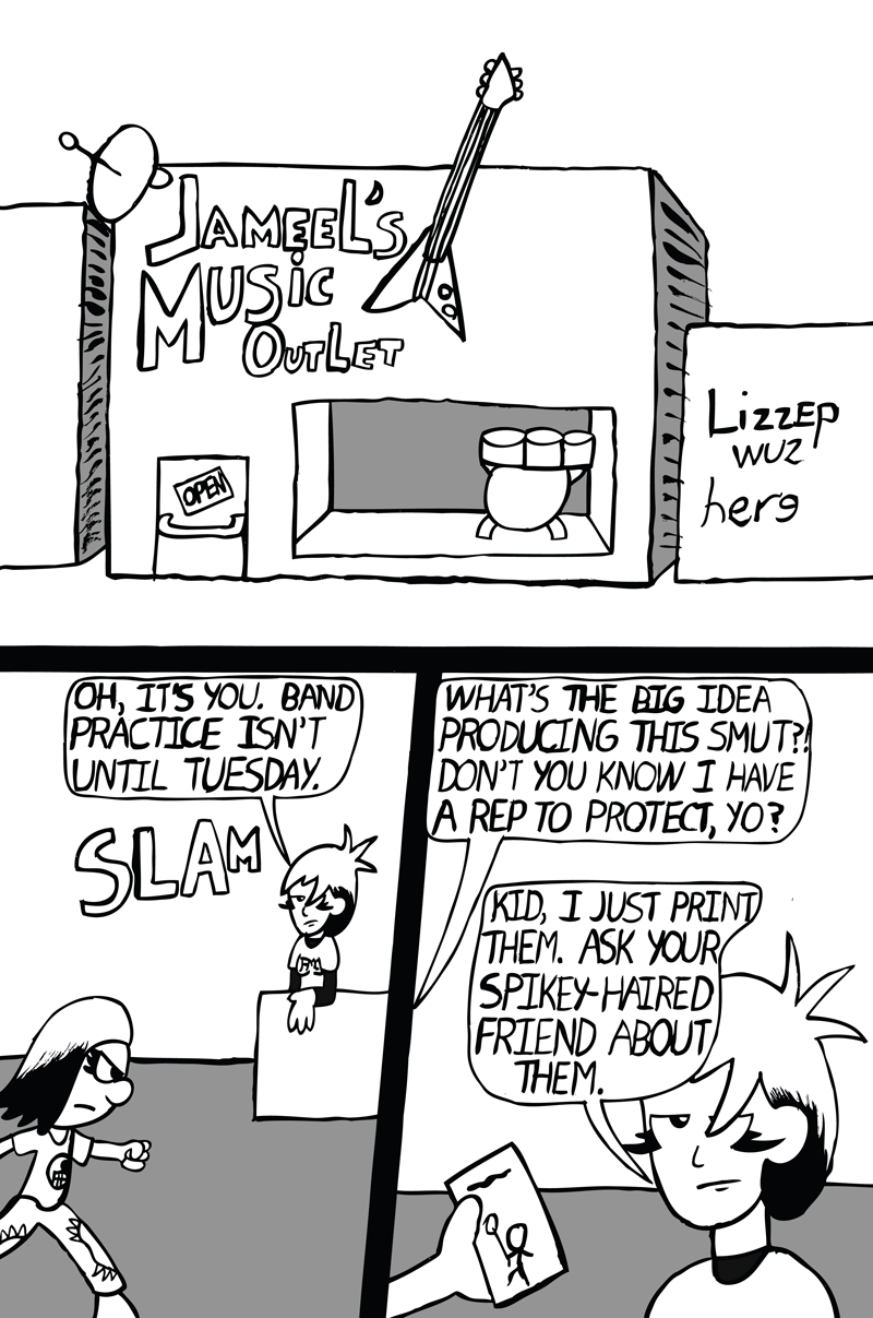 Drannik and Lizzep: Meta page six