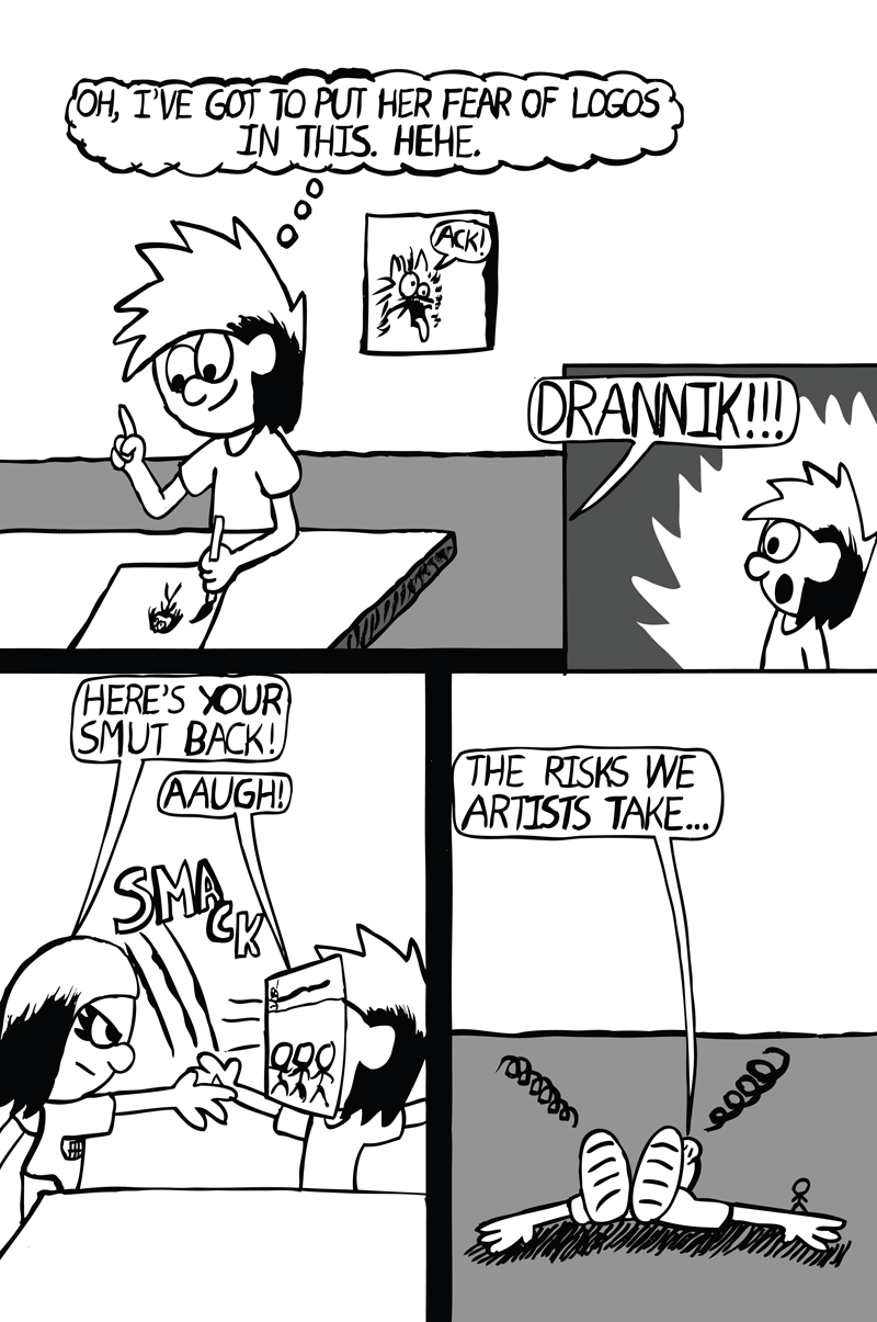 Drannik and Lizzep: Meta page seven