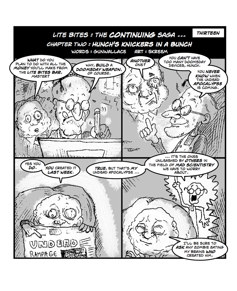 Lite-Bites: The ongoing saga page thirteen