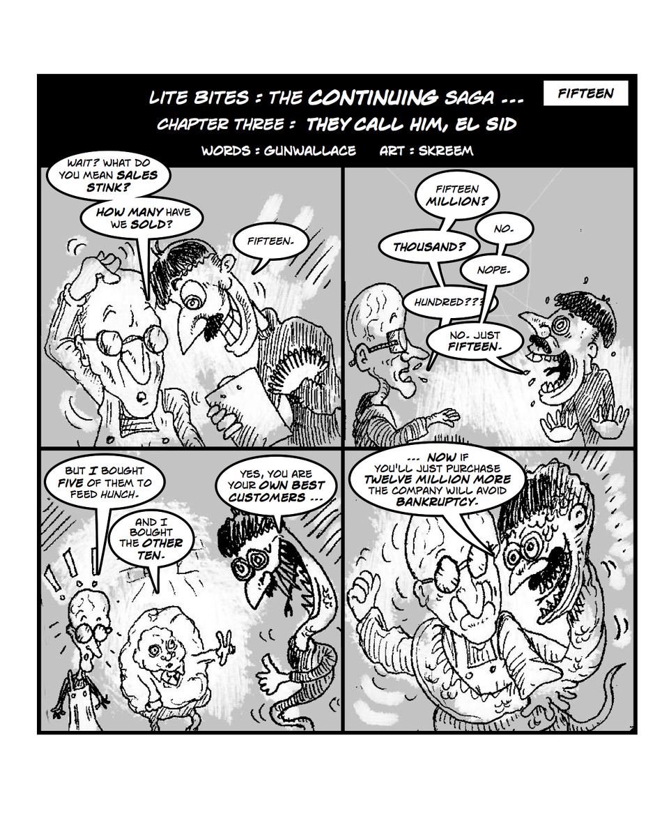 Lite-Bites: The ongoing saga page fifteen