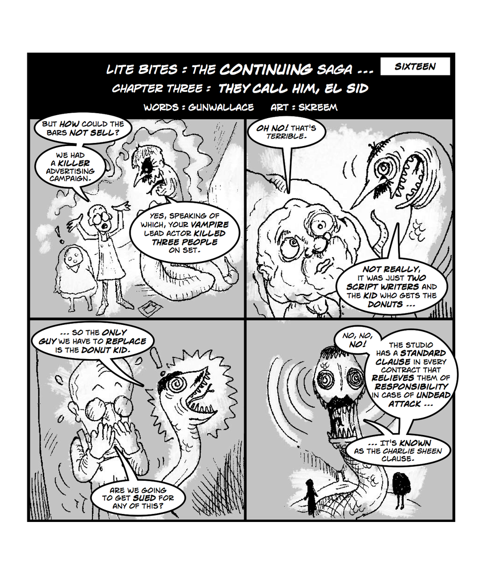 Lite-Bites: The ongoing saga page sixteen