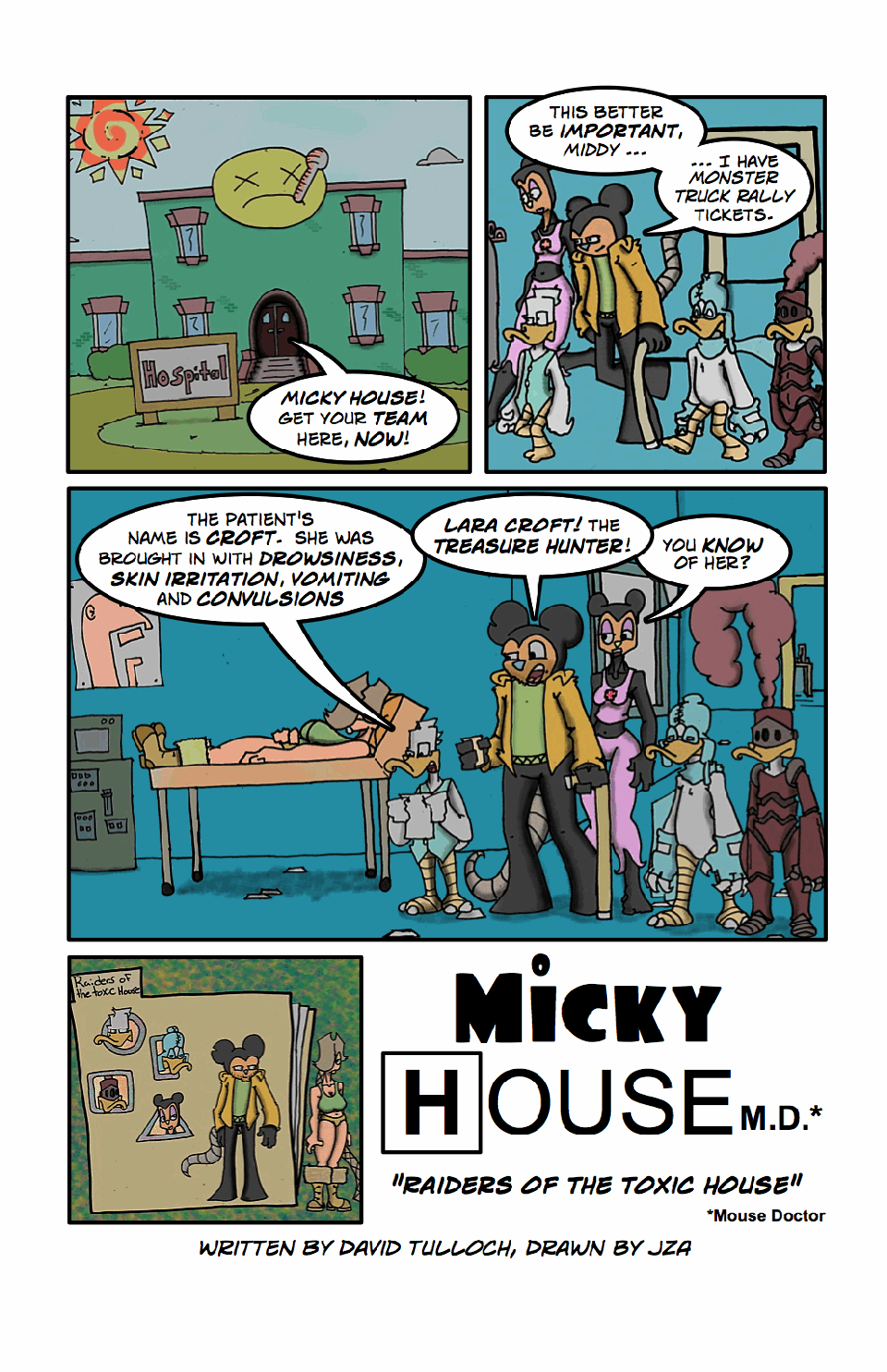 Micky House: Raiders of the Toxic House, page 1 (of 5)