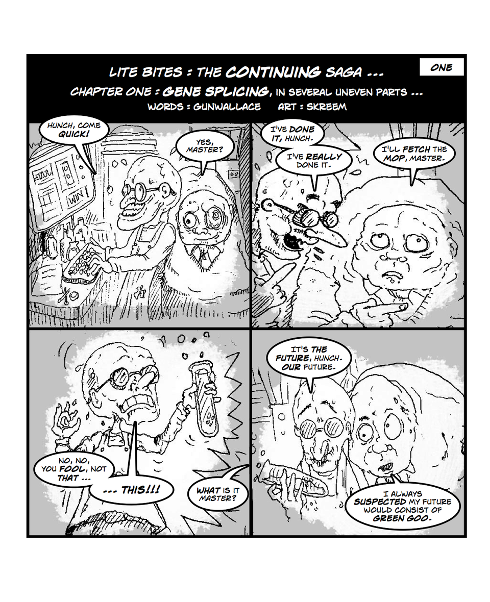 Lite-Bites: The ongoing saga page one.