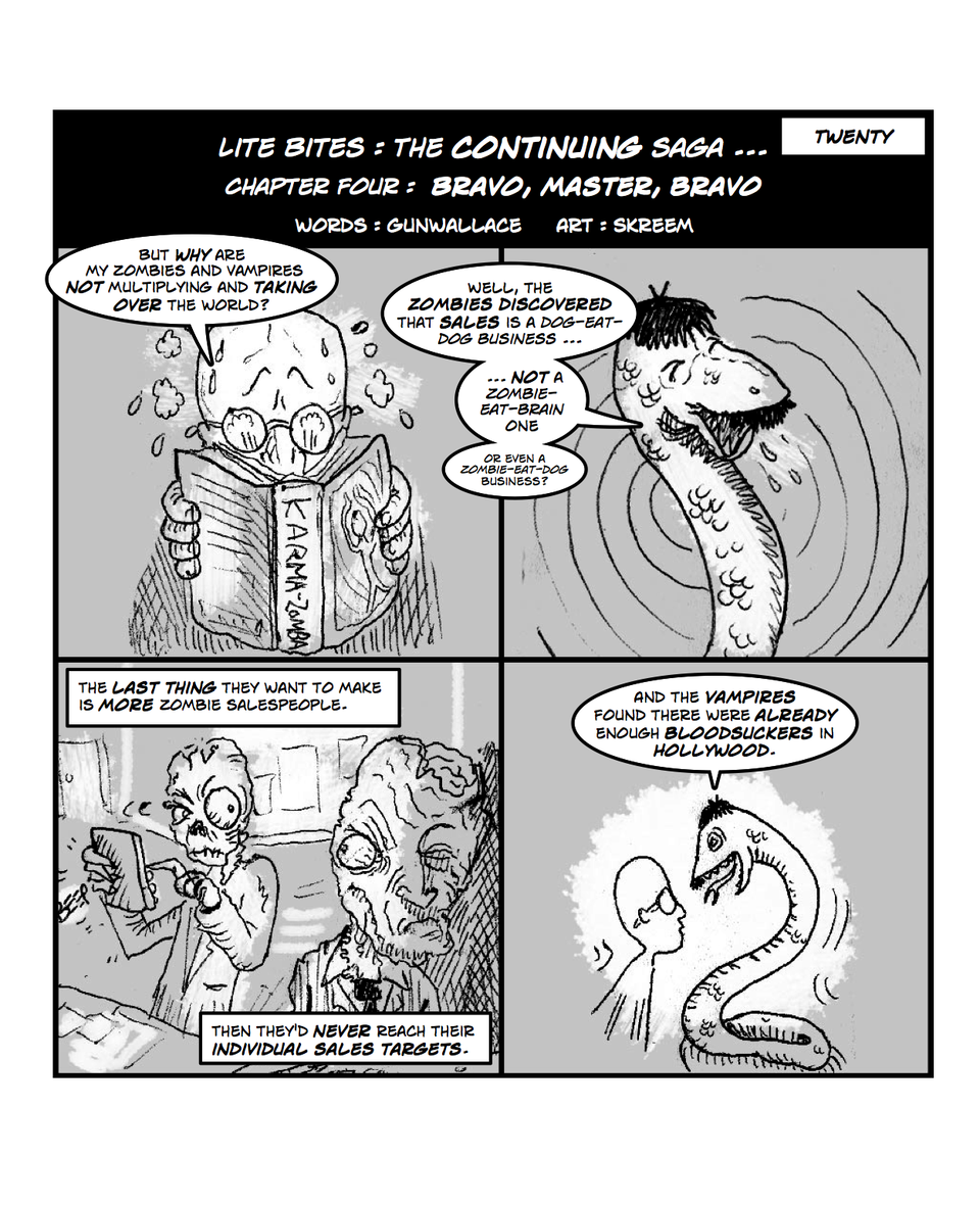 Lite-Bites: The ongoing saga page twenty
