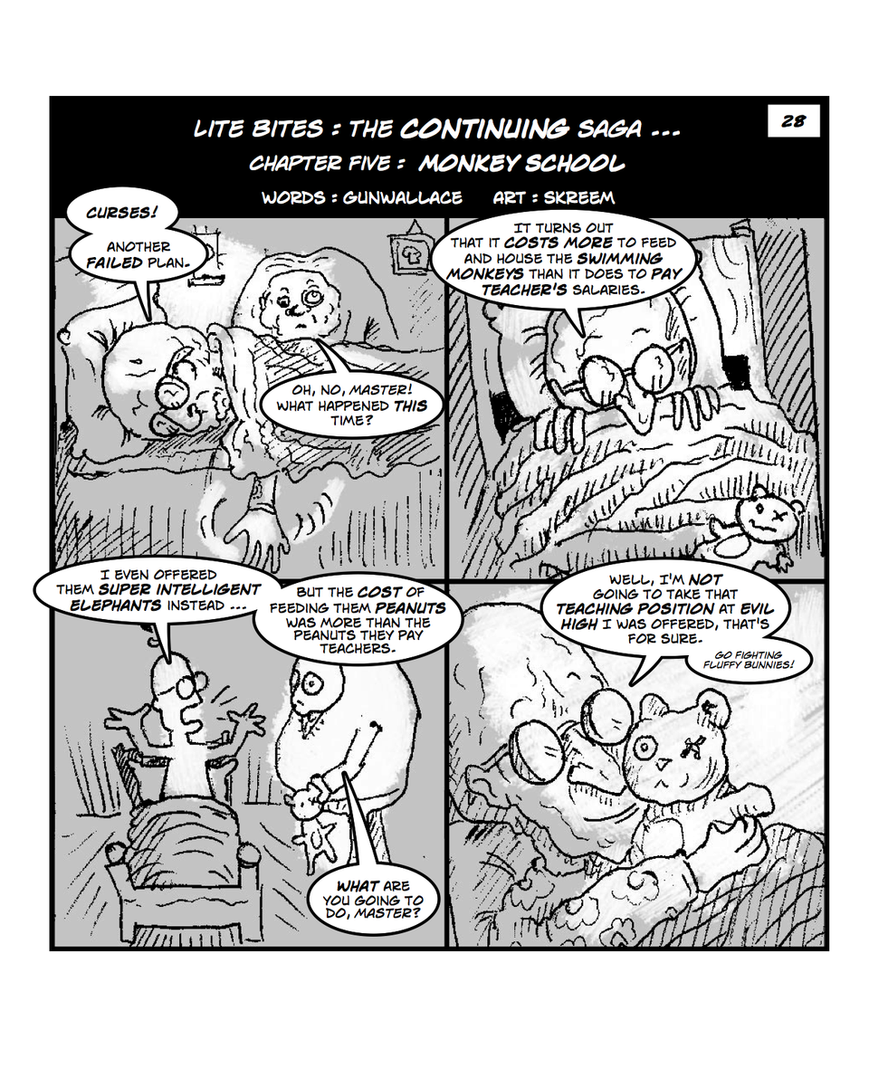 Lite-Bites: The ongoing saga page twenty-eight
