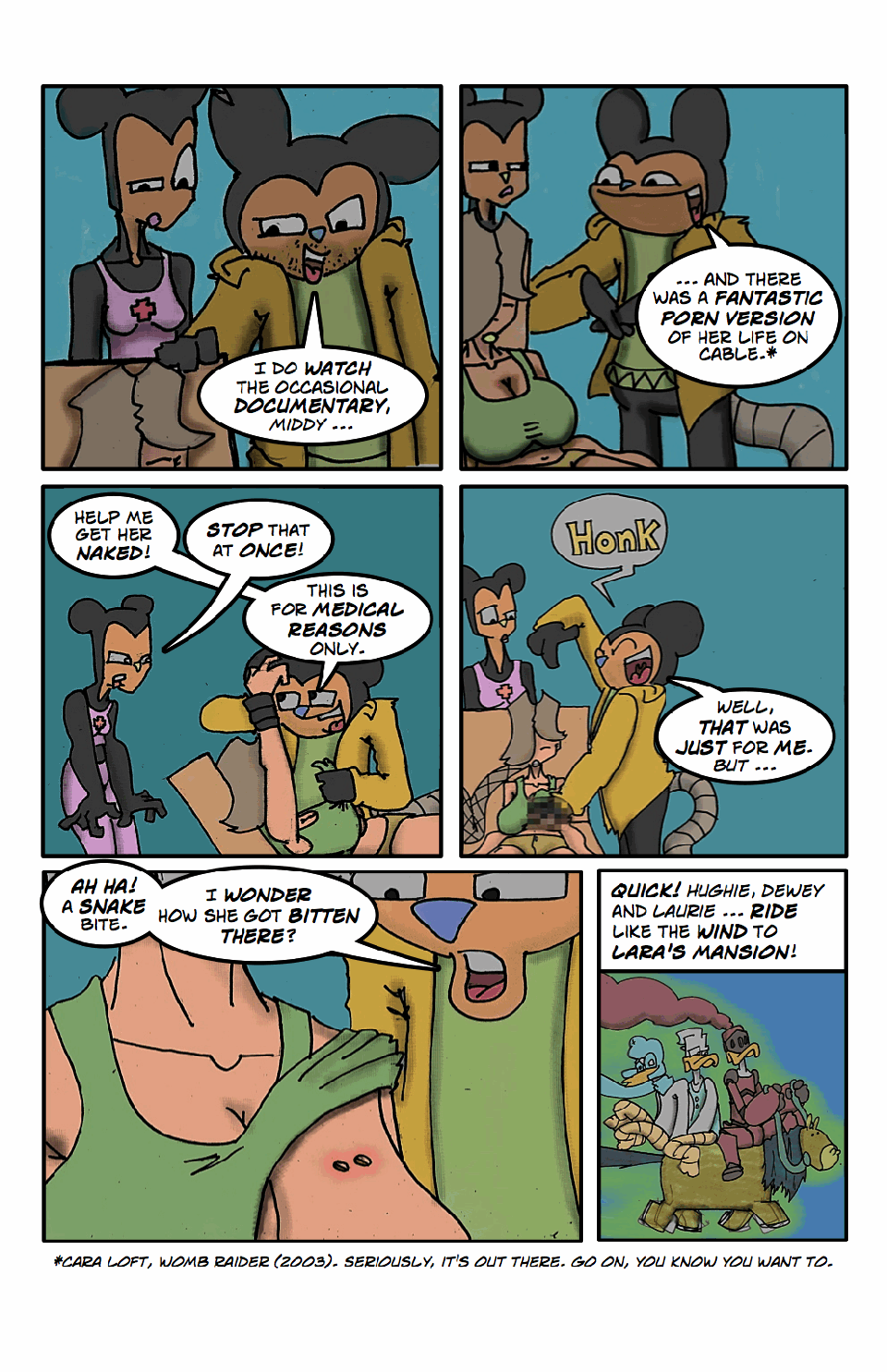 Micky House: Raiders of the Toxic House, page 2 (of 5)