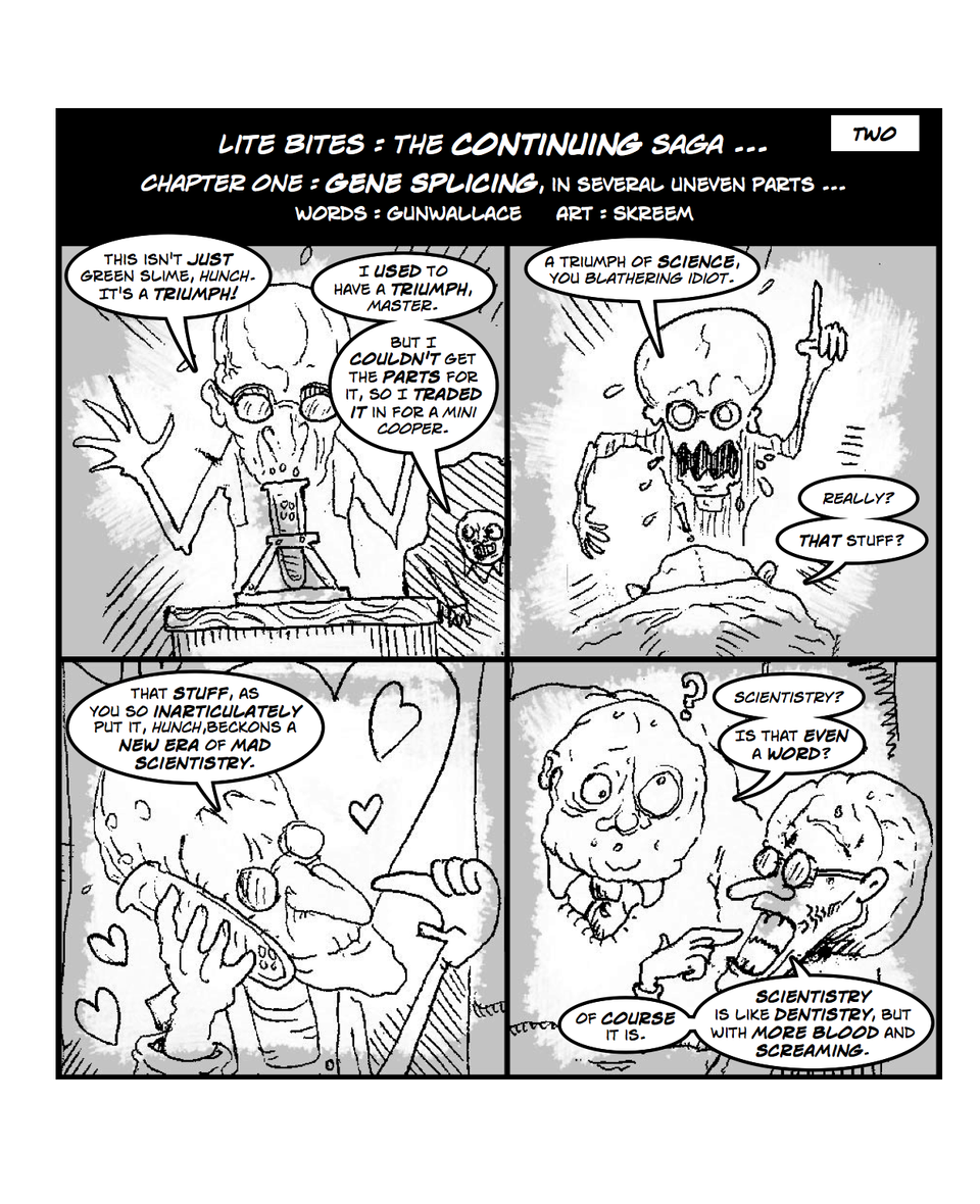 Lite-Bites: The ongoing saga page two