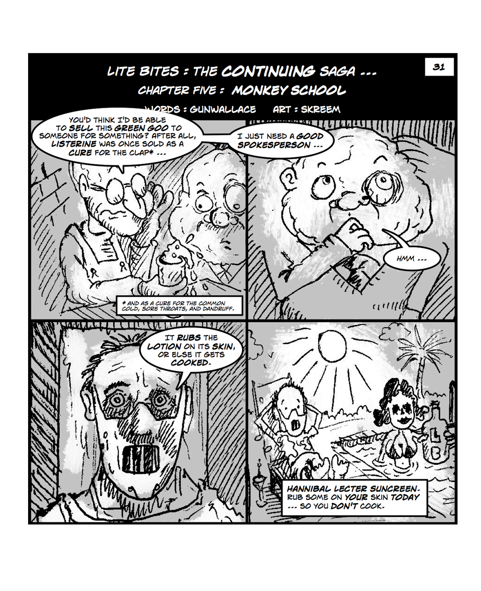 Lite-Bites: The ongoing saga page thirty-one