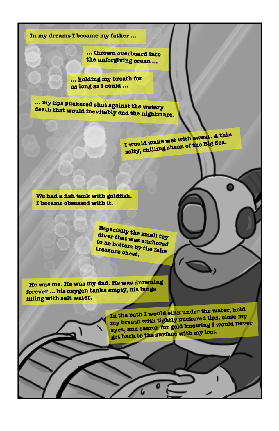 The big sea page three
