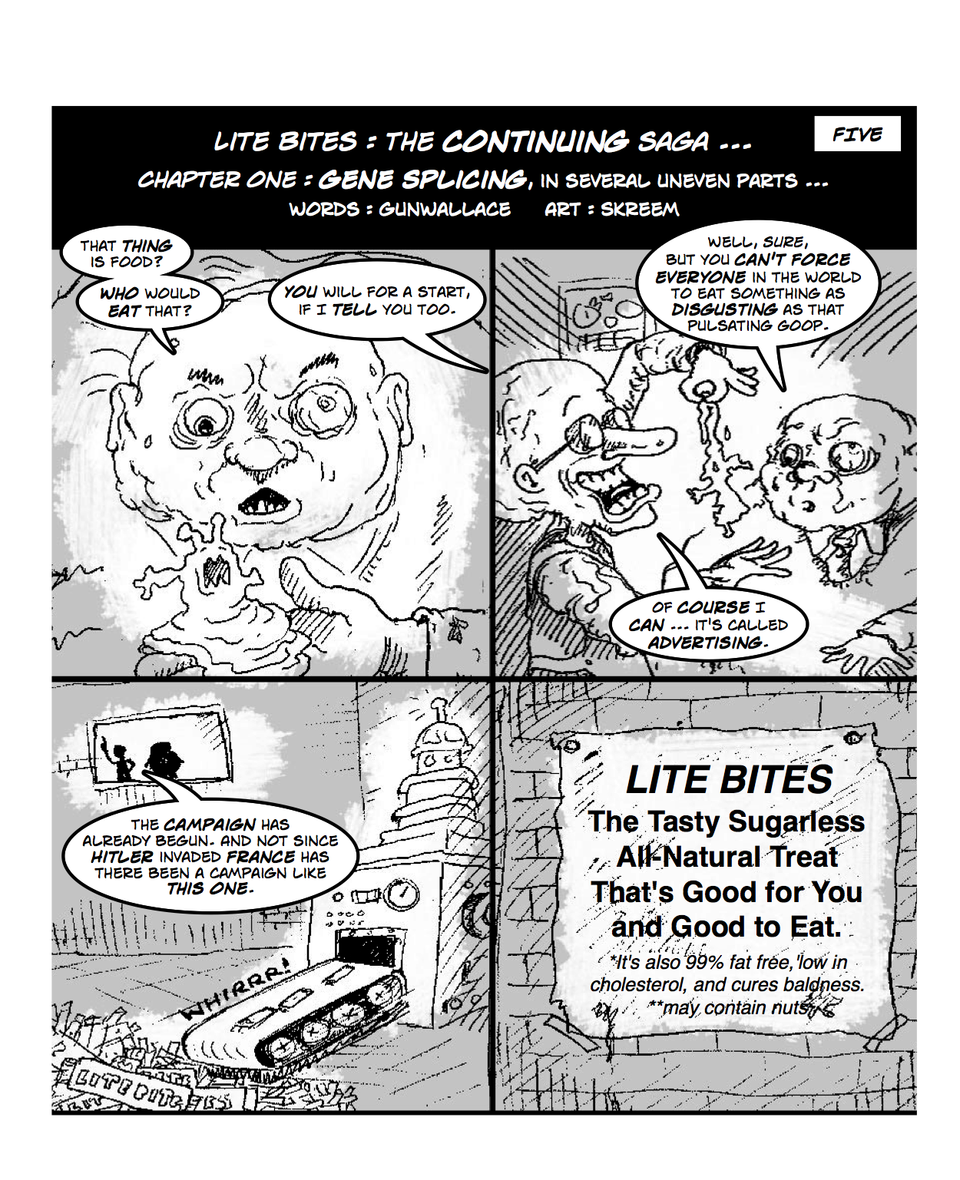 Lite-Bites: The ongoing saga page five
