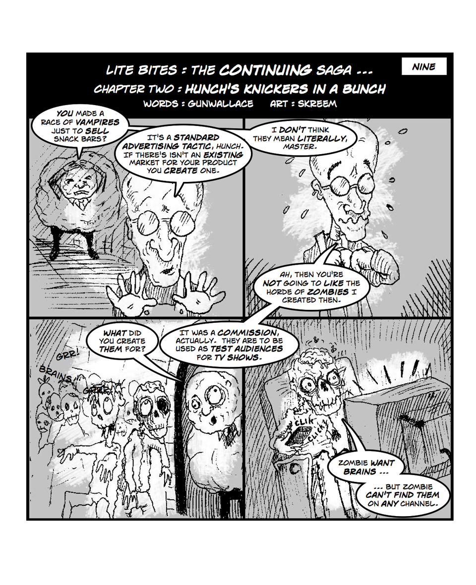 Lite-Bites: The ongoing saga page nine