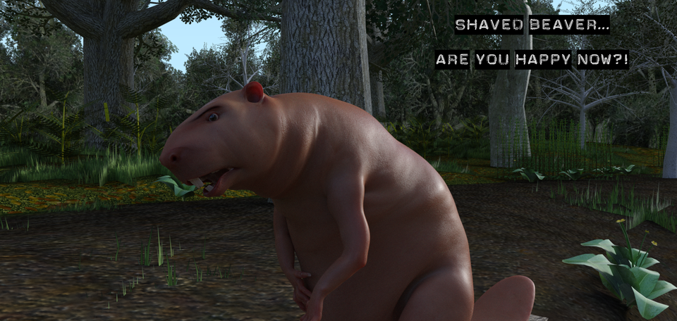 Shaved Beaver