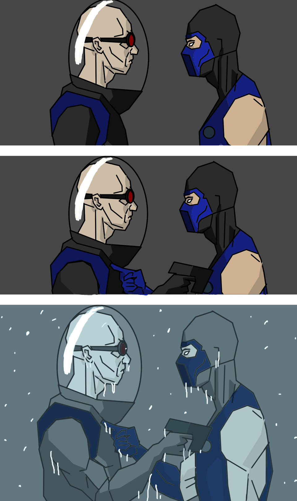 Sub Zero Vs Mr Freeze