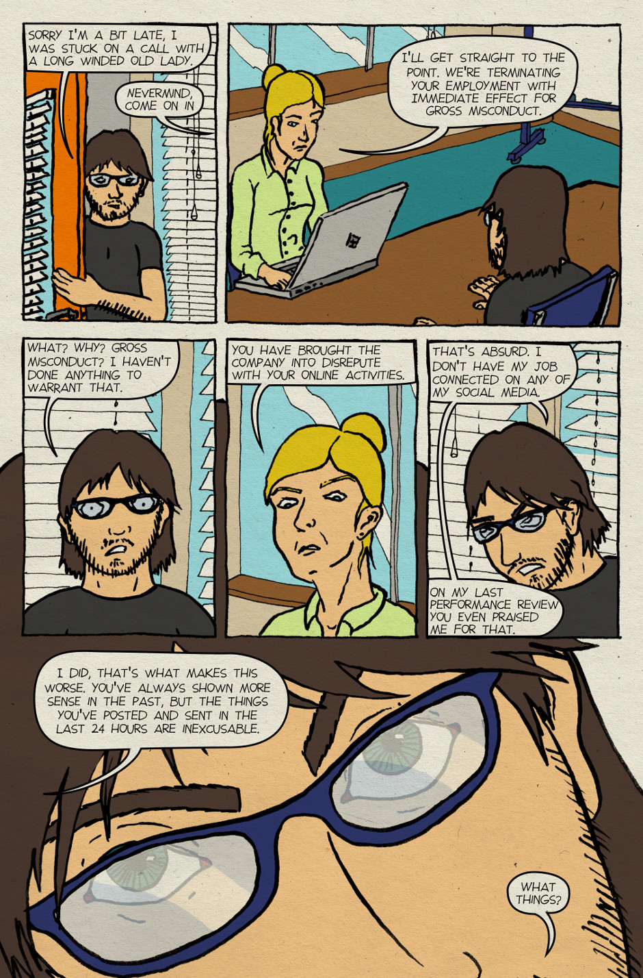 Keyboard warrior Page Four