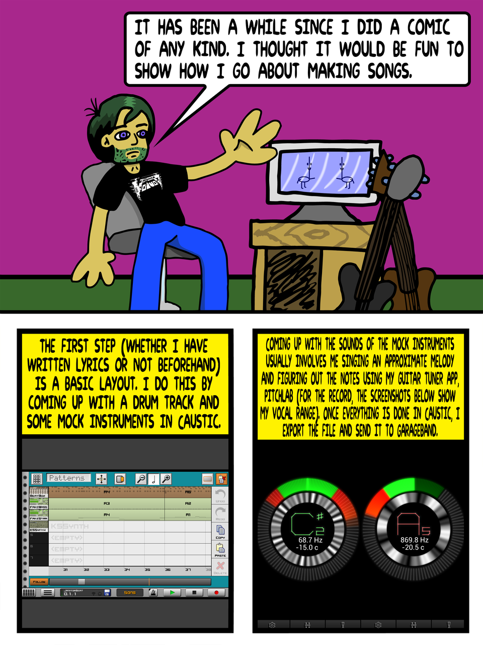 Creating Buskers Songs Comic Page 1
