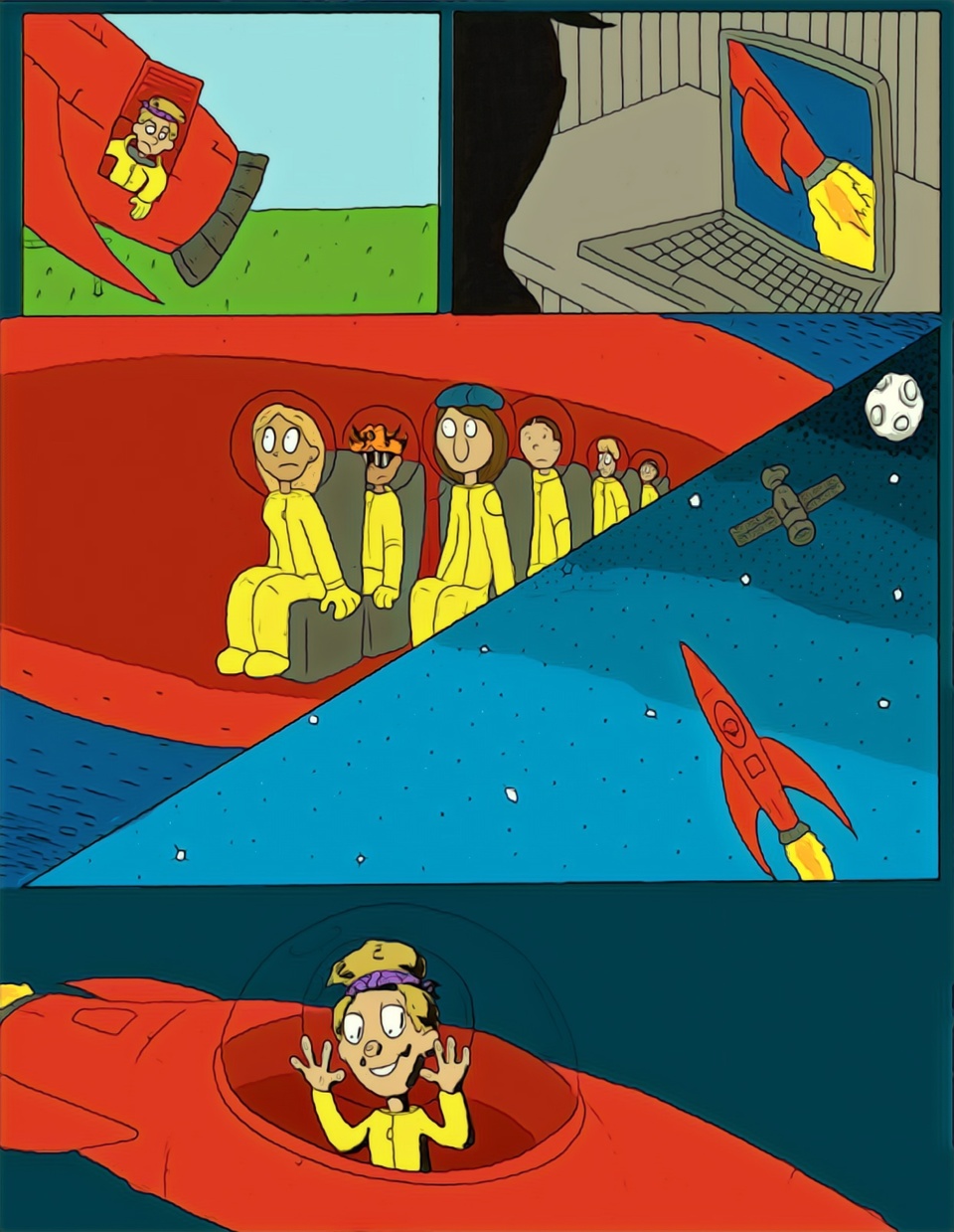 Flat Earther Page Five