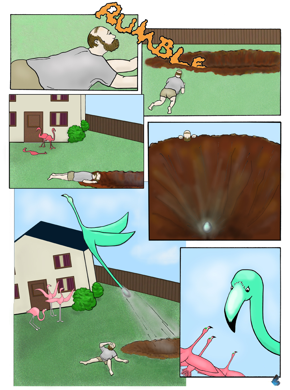Flamingo page Eight