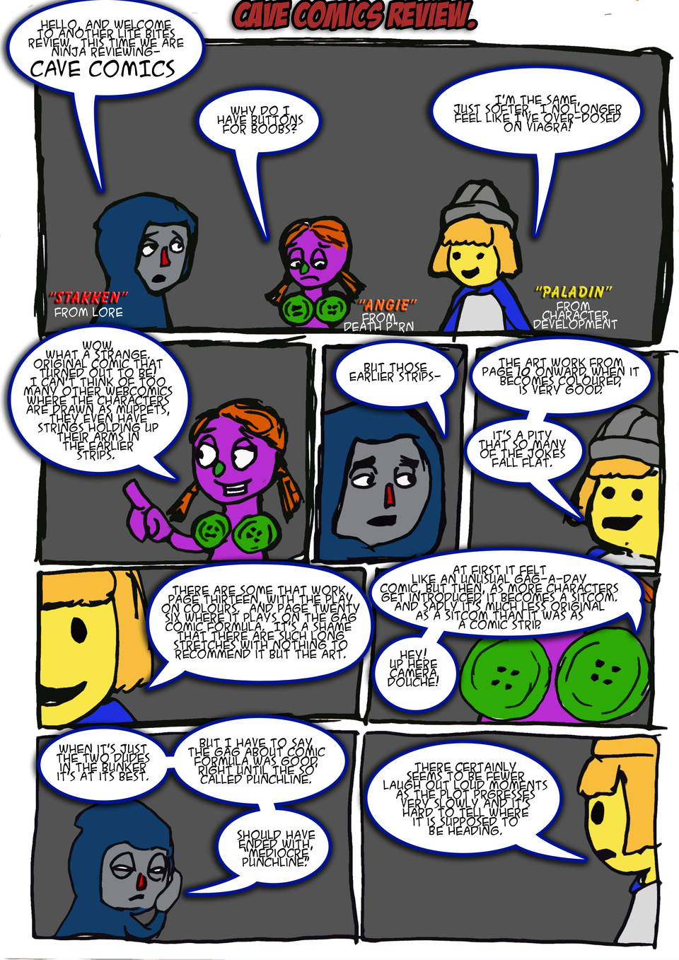 Cave comics review 1/2