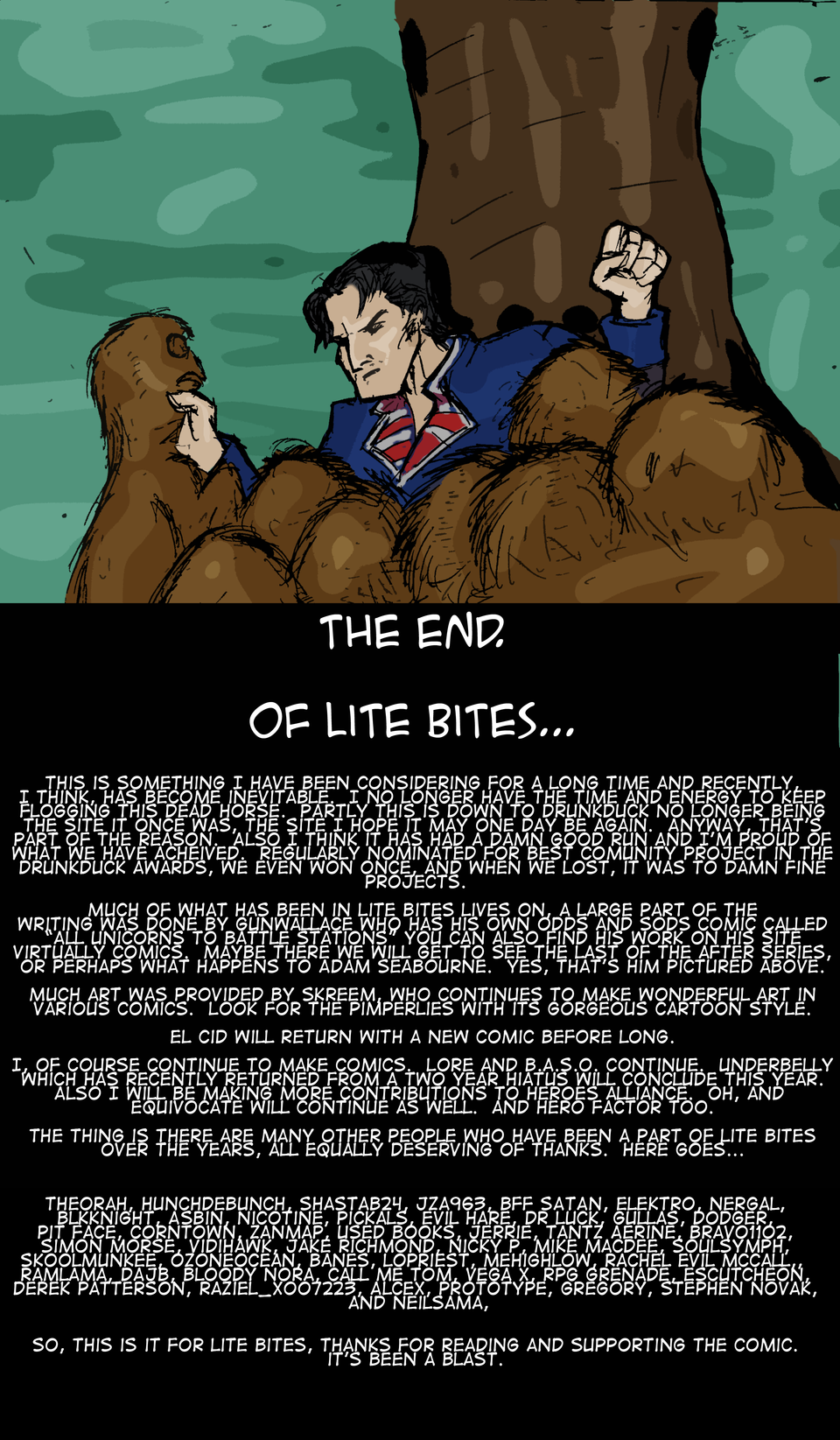 So long and thanks for all the fish.