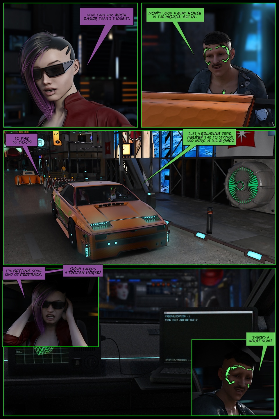 Gone in 60 parsecs Page Three