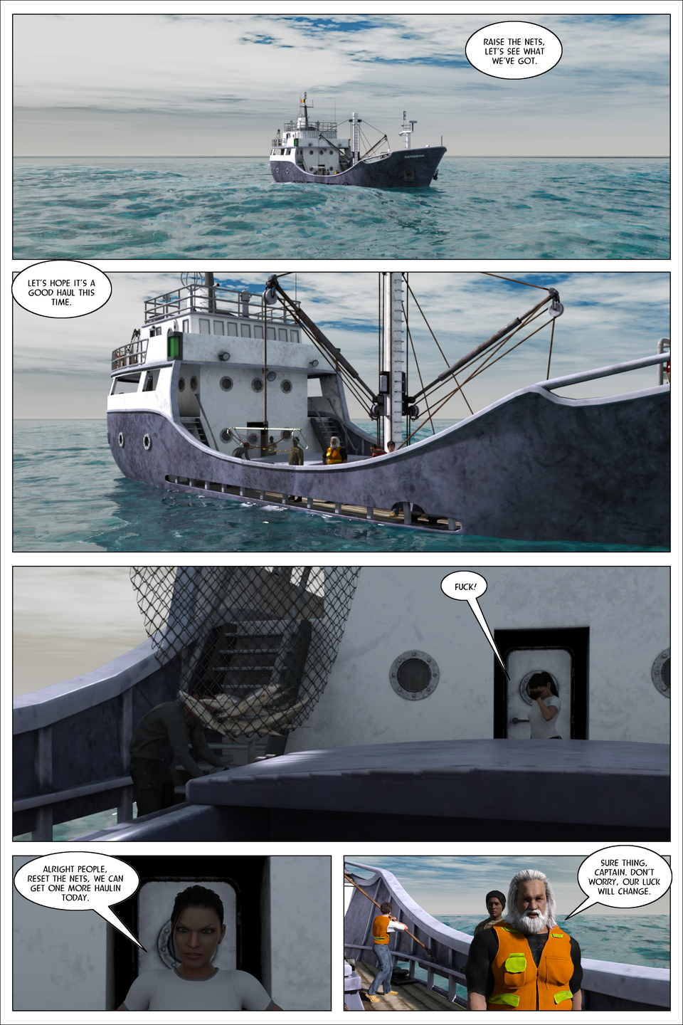 Malefic Tales: Eye of the storm Page One