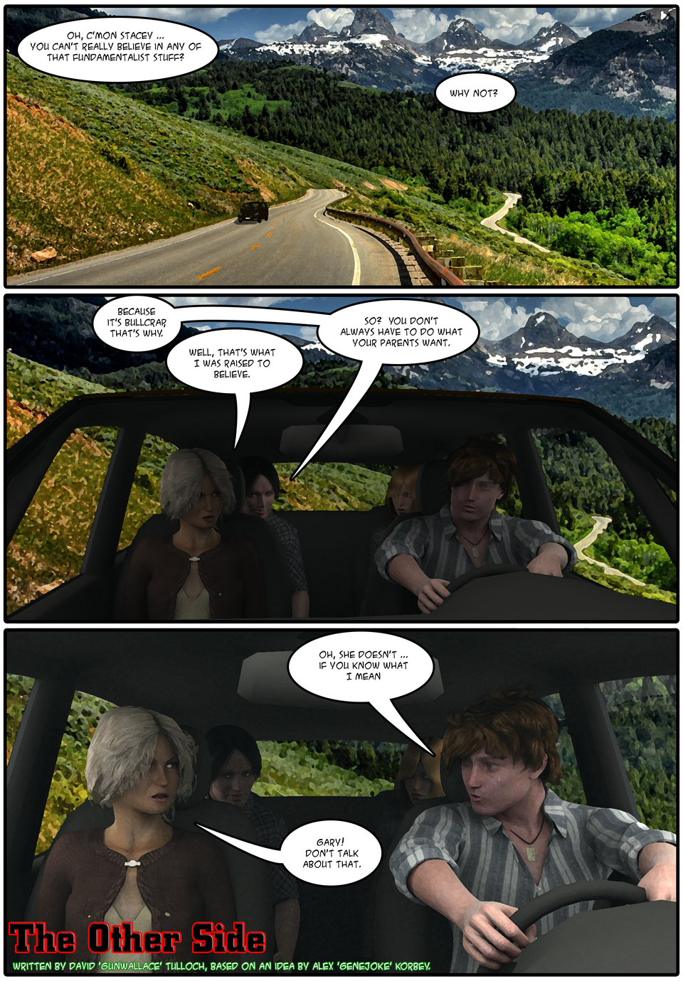 The Otherside by Gunwallace and Genejoke page one
