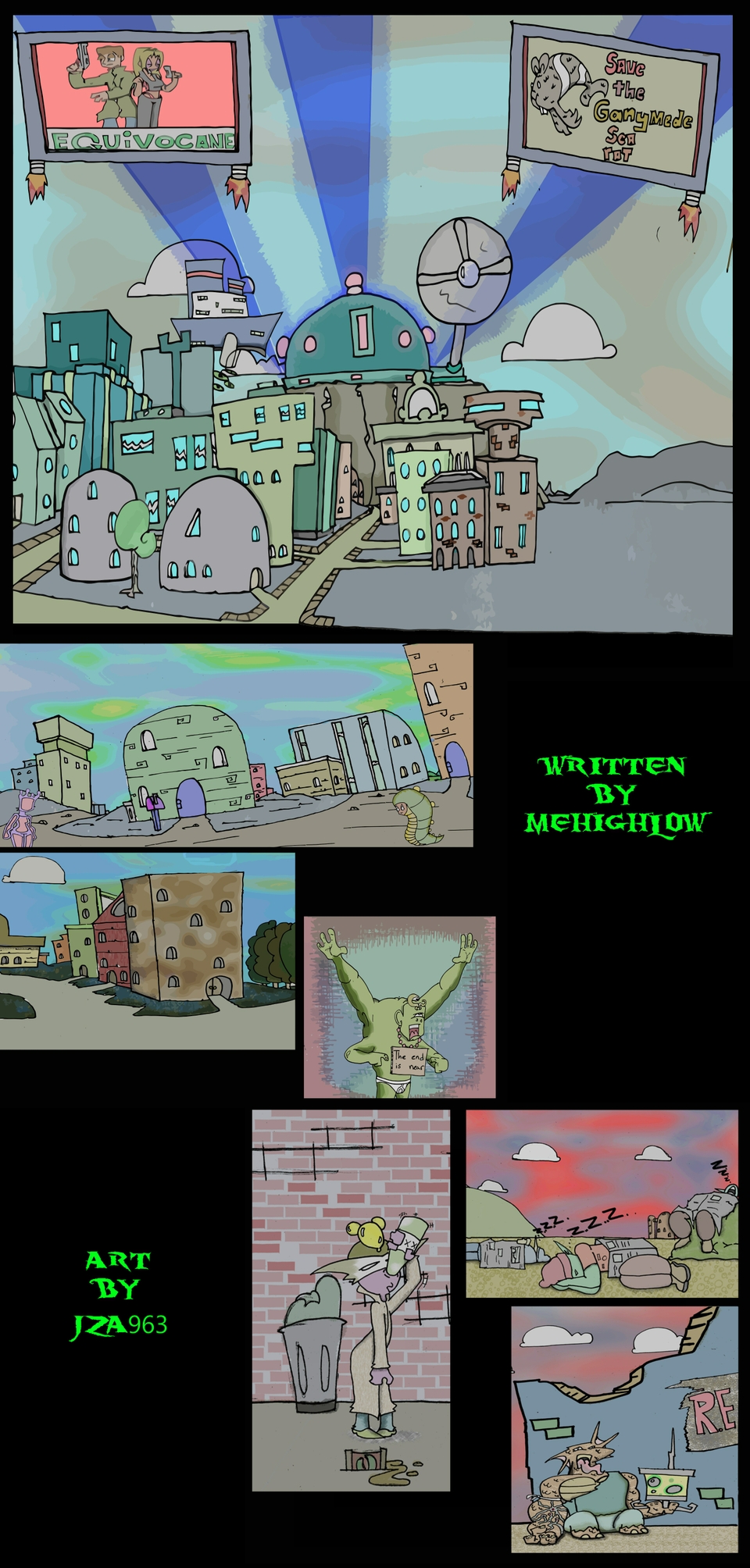 Pimp Imp: Introsuction.  Page one.