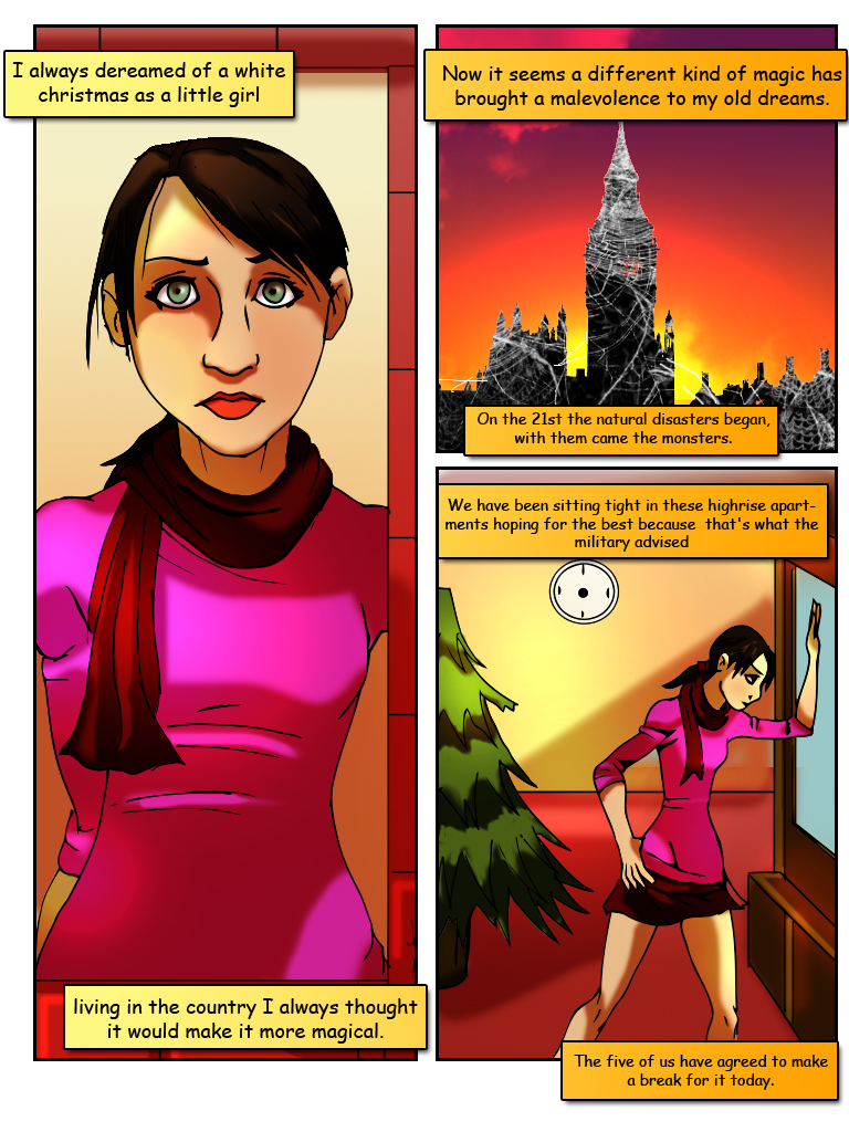 White Christmas page one by Asbin