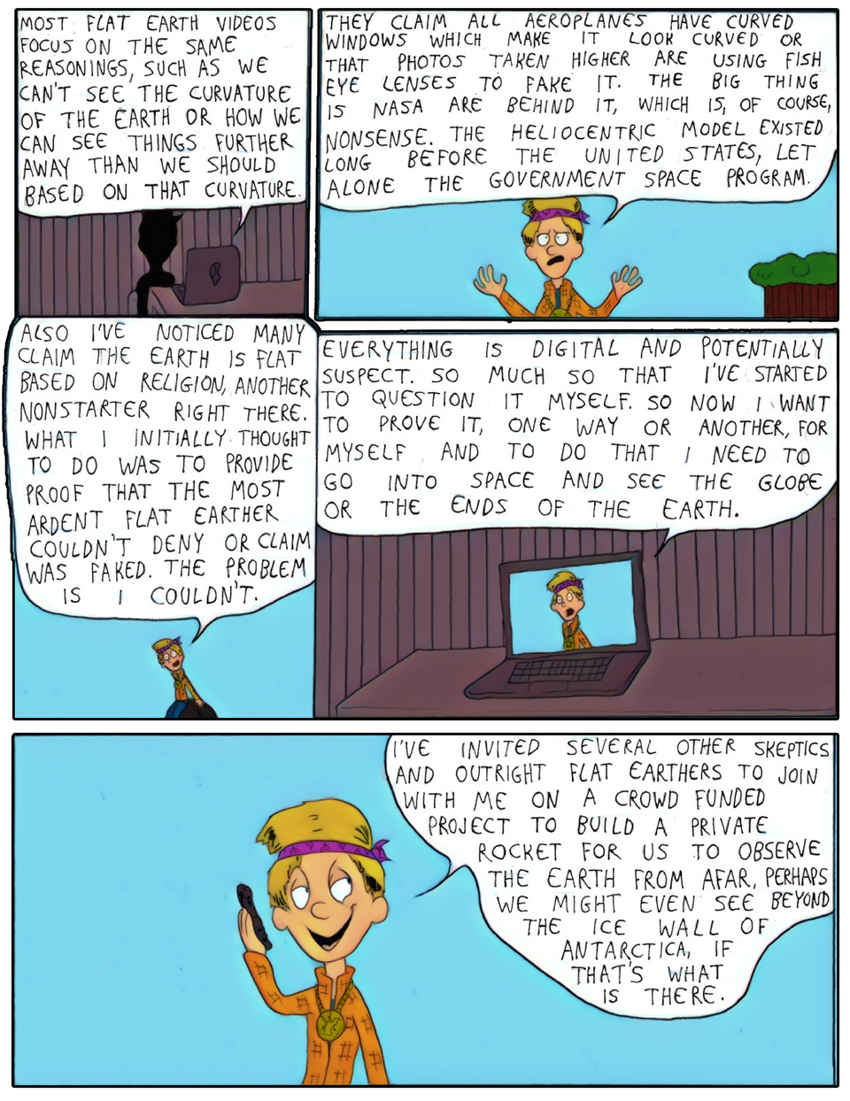 Flat Earther Page Two