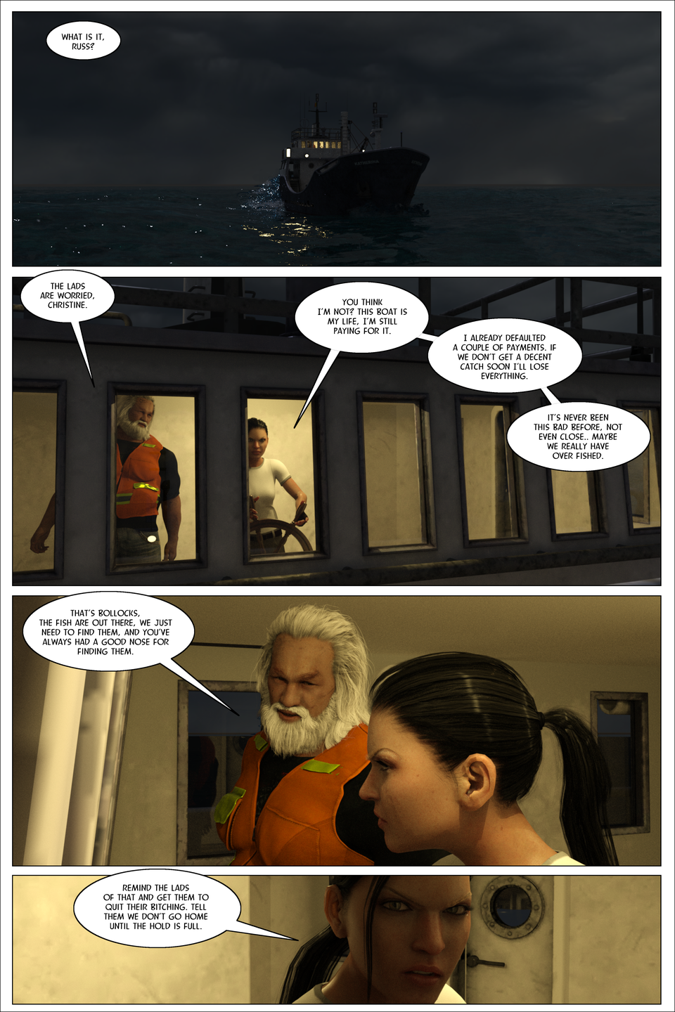 Malefic Tales: Eye of the storm Page Three