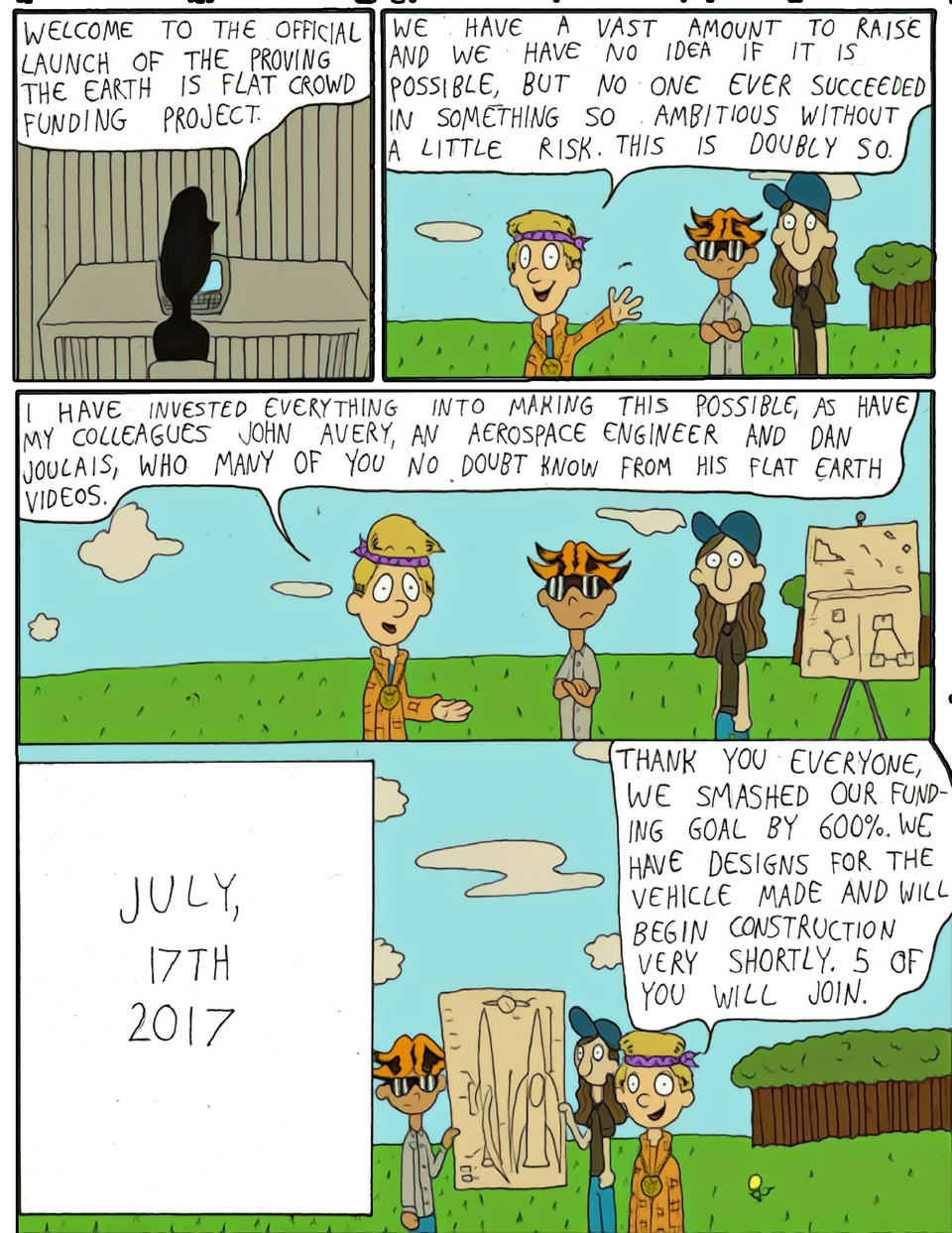 Flat Earther Page Three