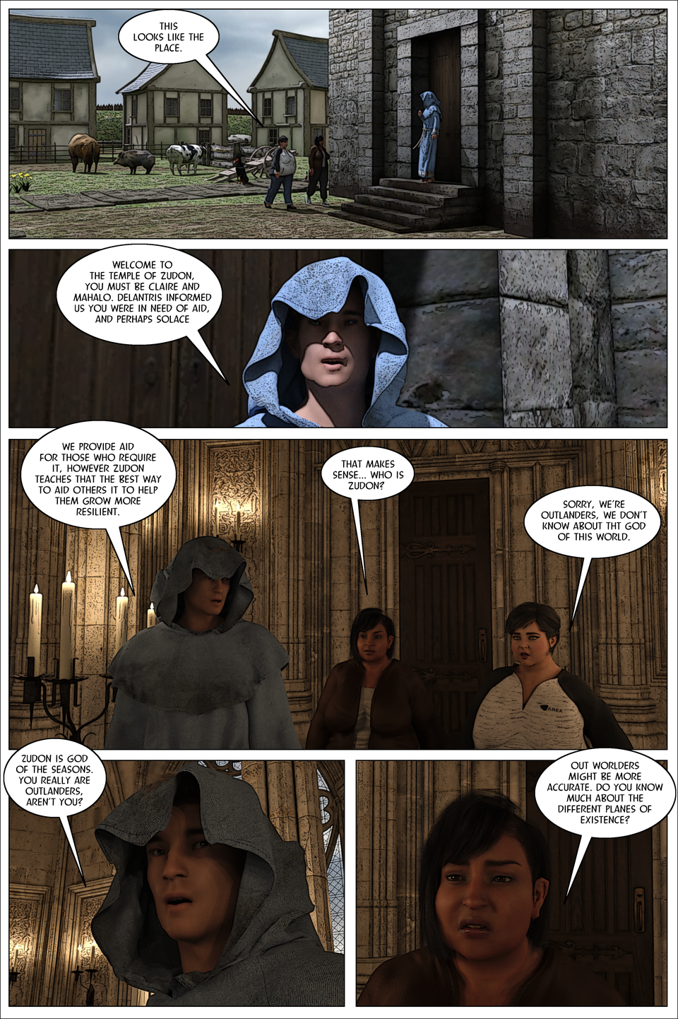 Hunting Party Page Sixteen